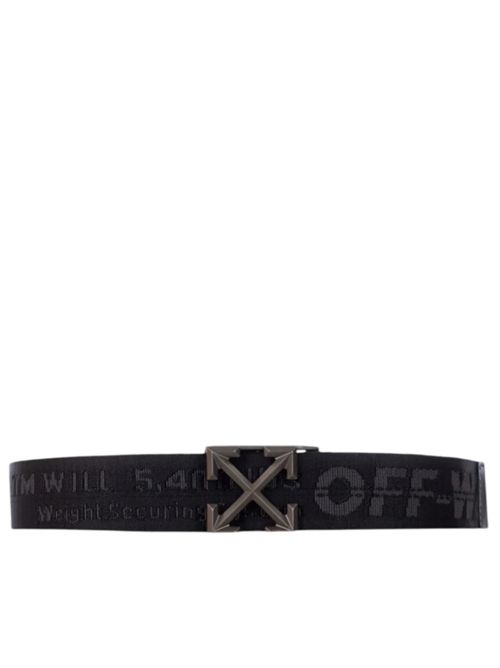 TAPE BELT ARROW 38MM OFF-WHITE | OMRB14LC99FAB00110101010 BLACK